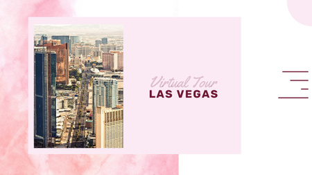 Vista da cidade de Las Vegas Youtube Modelo de Design