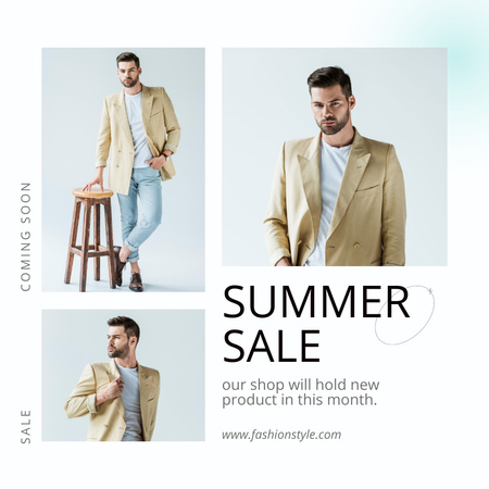 Platilla de diseño Summer Sale On Our Collection Instagram