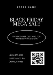 Black Friday Shoes Sale Announcement