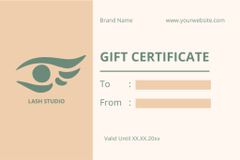 Gift Voucher for Eyelash Extension Studio