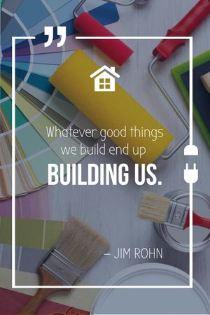 Platilla de diseño Building Quote Tools for Home Renovation Tumblr