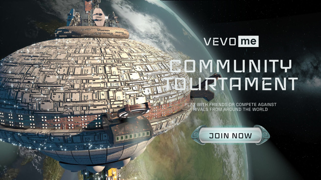 Gaming Community Tournament Announcement Full HD video Tasarım Şablonu