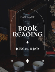 Books Reading Event in Cafe