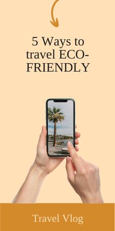 5 Ways To Travel Eco Friendly Graphic Design Template