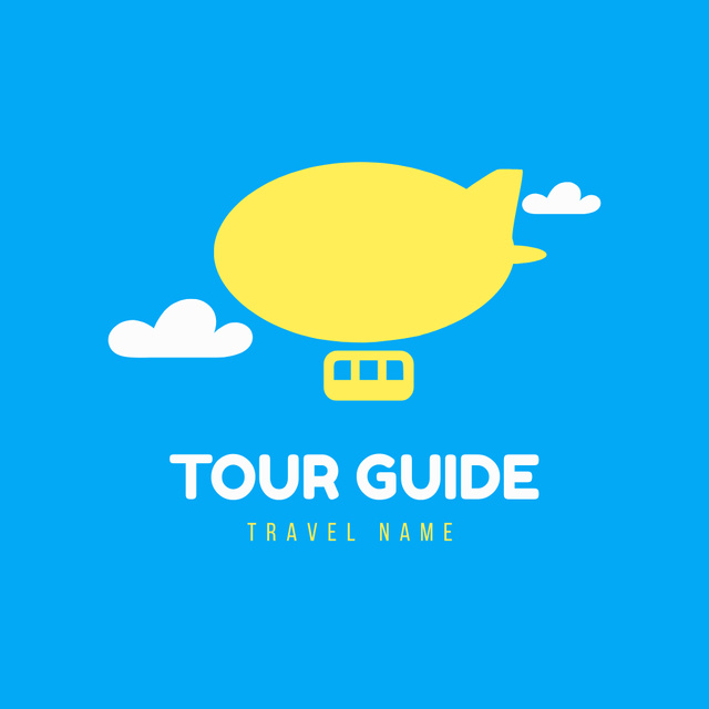 Ontwerpsjabloon van Animated Logo van Tour Guide's Ad