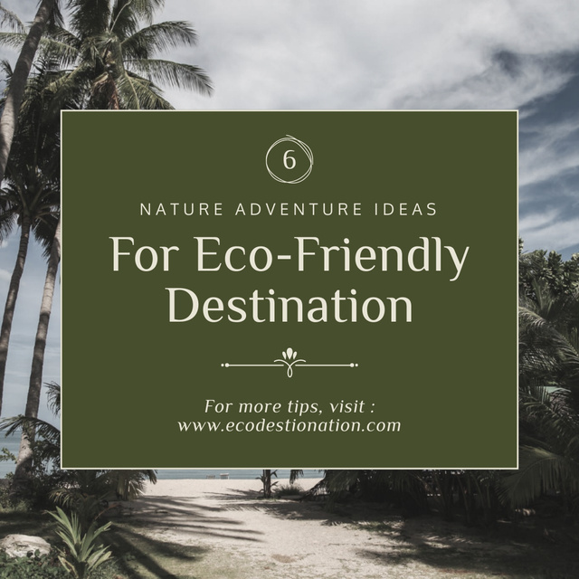 Tips For Ecotourism Instagram Design Template
