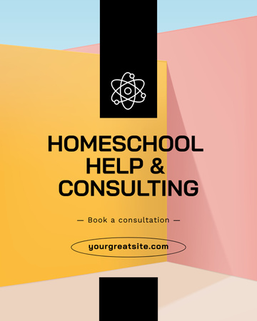 Comprehensive Effective Home Education Poster 16x20in – шаблон для дизайну
