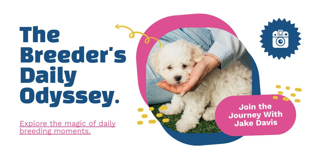 Day Of Professional Dog Breeder Twitter – шаблон для дизайна