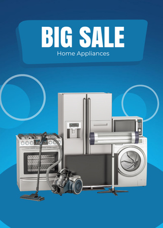 Discount on Household Equipments Flayer Design Template