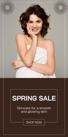 Spring Collection Skin Care Sale Graphic Design Template