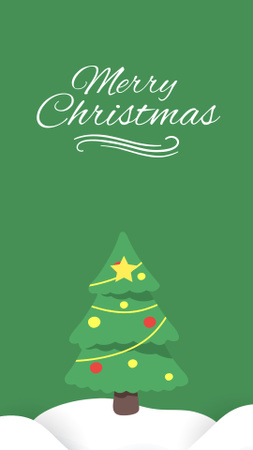 Plantilla de diseño de Christmas Holiday Greeting Instagram Story 