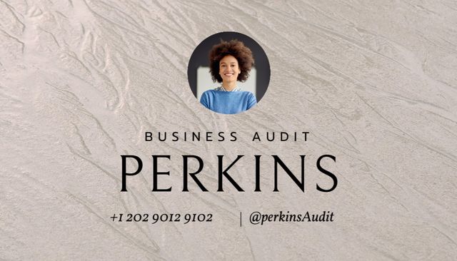 Business Audit Services Offer Business Card US – шаблон для дизайна