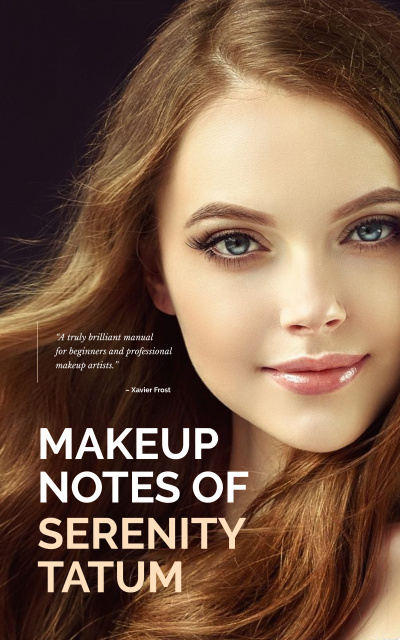 Designvorlage Young attractive woman für Book Cover