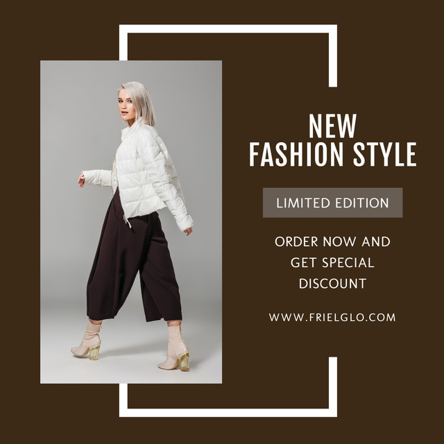 New Collection of Stylish Women's Clothing Instagramデザインテンプレート