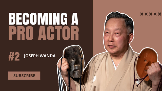 Template di design Tips for Professional Actors from Asian Man Youtube Thumbnail