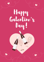 Galentine's Day with Bottle of Champagne
