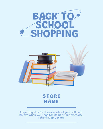 Exciting Back to School Special Offer Poster 16x20in Design Template