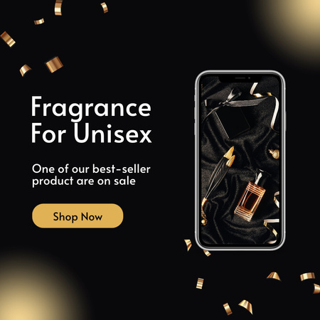 Fragrance for Unisex Instagram Modelo de Design