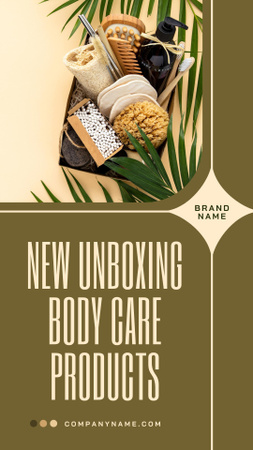 Szablon projektu Unboxing reklam produktów do pielęgnacji ciała TikTok Video