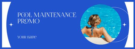 Pool Services Offer Facebook cover Design Template