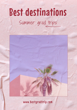 Graduation Trips Offer Poster Design Template