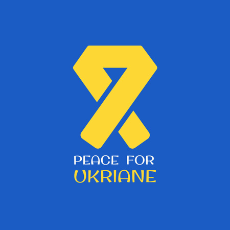 Peace for Ukrainе Logo – шаблон для дизайна