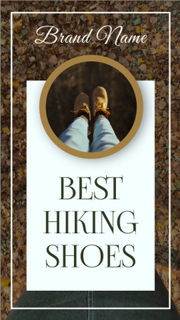 Plantilla de diseño de Hiking Shoes Sale Offer TikTok Video 