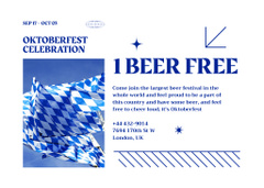 Vibrant Oktoberfest Event Announcement with Flags