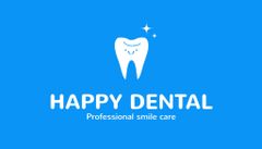 Dentist Visit Appointment Reminder on Blue