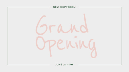 Fashion Store Opening Announcement FB event cover tervezősablon