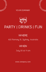 Lively Announcement for July Christmas Party