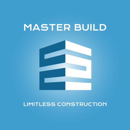 Platilla de diseño Licensed Construction Contractor Service Promotion Animated Logo
