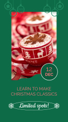 Ad of Making Sweet Christmas Drinks Workshop