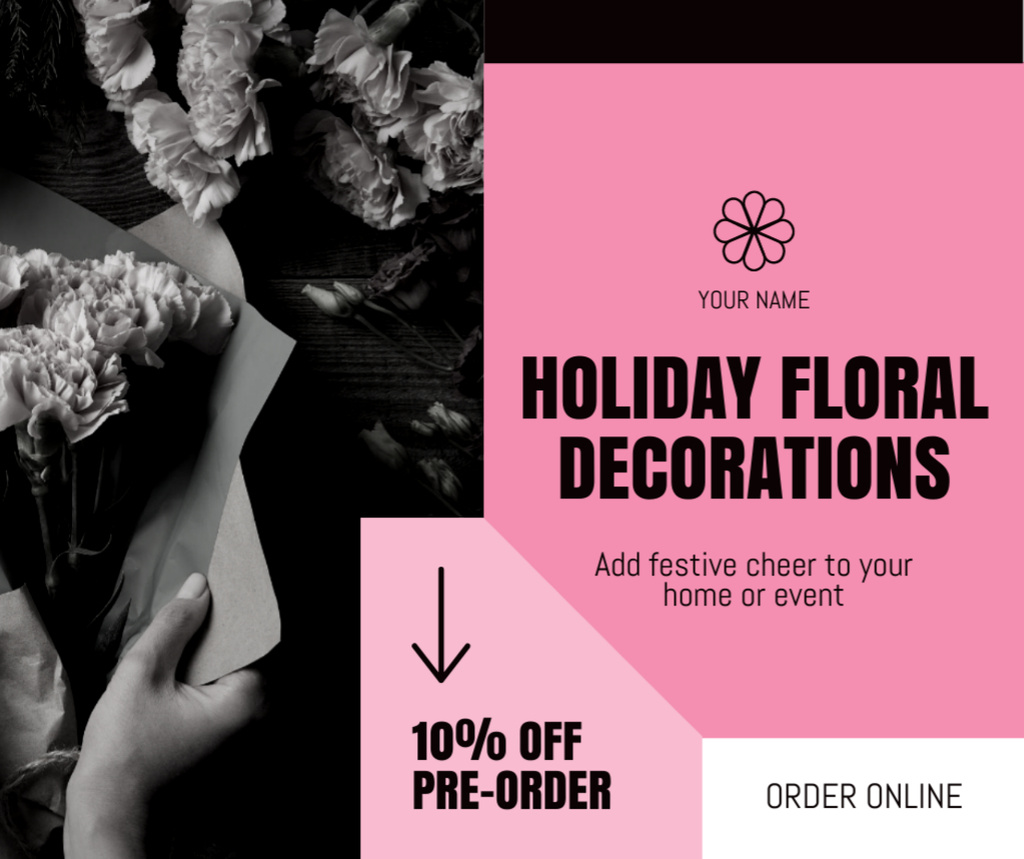 Captivating Floral Designs for Every Taste and Occasion Facebook – шаблон для дизайну
