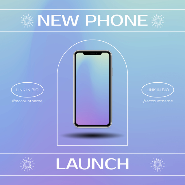 New Arrival Smartphones Instagram Πρότυπο σχεδίασης