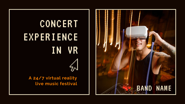 Virtual Concert Announcement Full HD video – шаблон для дизайну