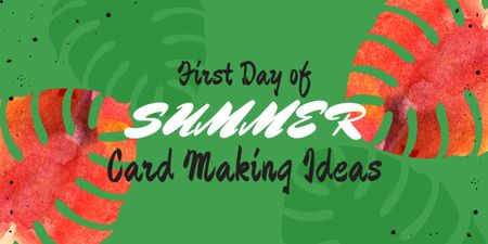 Idéias para o primeiro dia de verão Image Modelo de Design