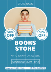 Ad of Bookstore with Discount