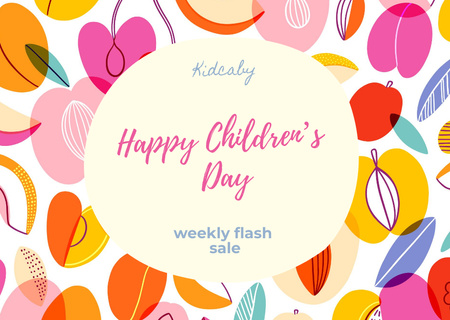 Children's Day Greeting Card Design Template