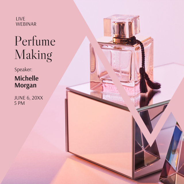 Perfume Making Webinar Instagram Design Template