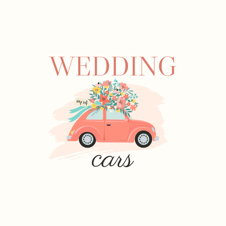 Wedding Cars Offer Logo tervezősablon