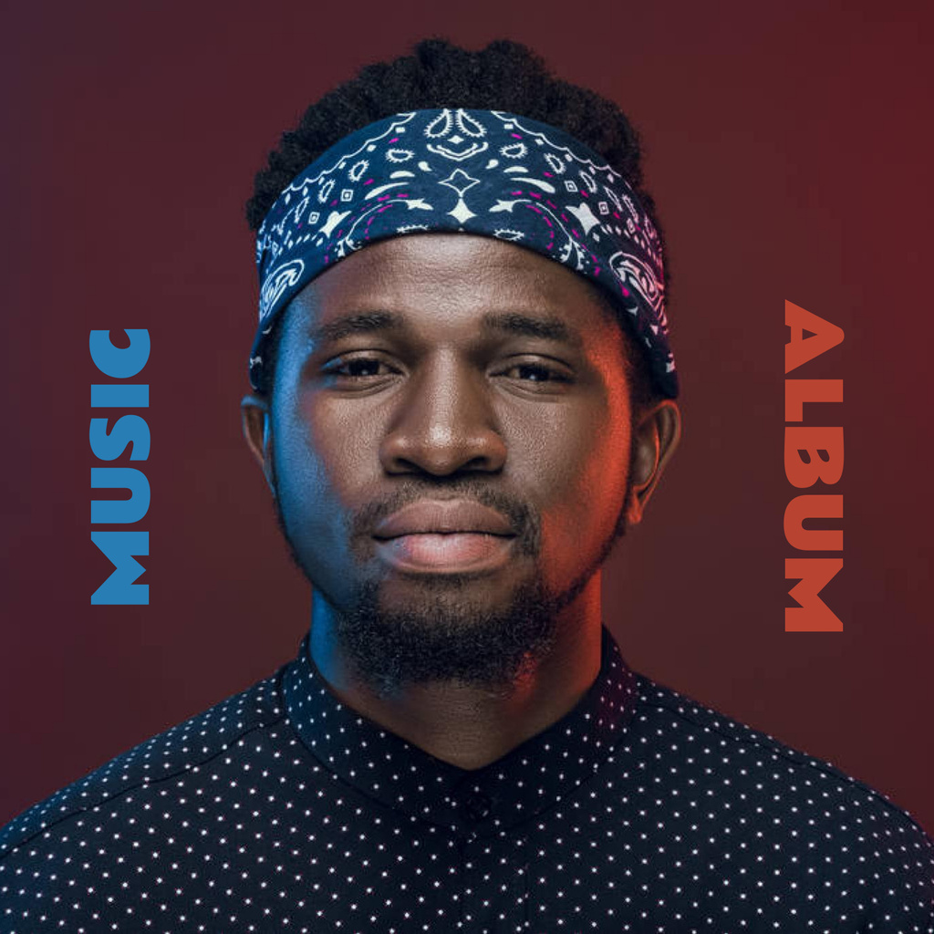 Modèle de visuel Music Tracks Set Promotion with Young Handsome Guy - Album Cover