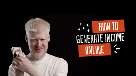 Platilla de diseño Ideas How To Generate Income Online YouTube intro