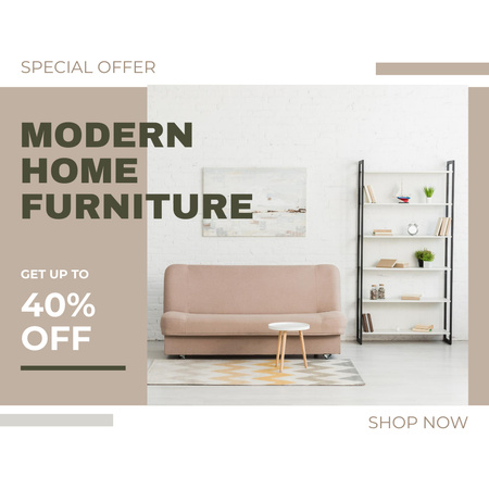 Platilla de diseño Home Furniture Pieces At Discounted Rates Offer Instagram