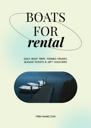 Szablon projektu Boat Rent Offer Newsletter