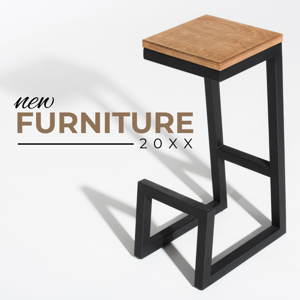 Ontwerpsjabloon van Instagram van New Furniture Overview