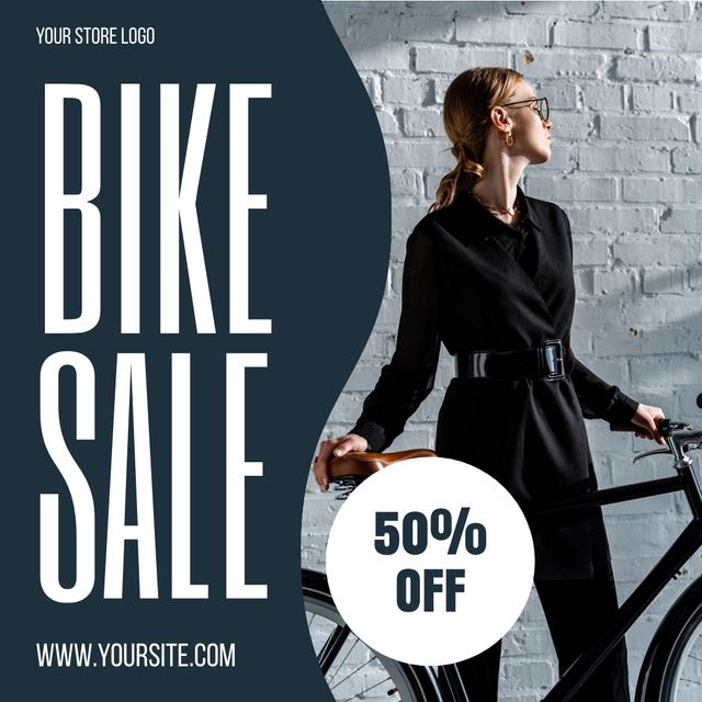 Sale of Urban Bikes Instagram AD – шаблон для дизайна