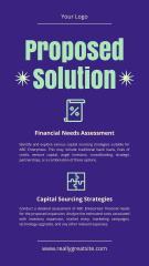 Comprehensive Business Proposal And Finance Solutions