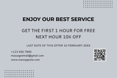 Free Massage Gift Voucher Offer