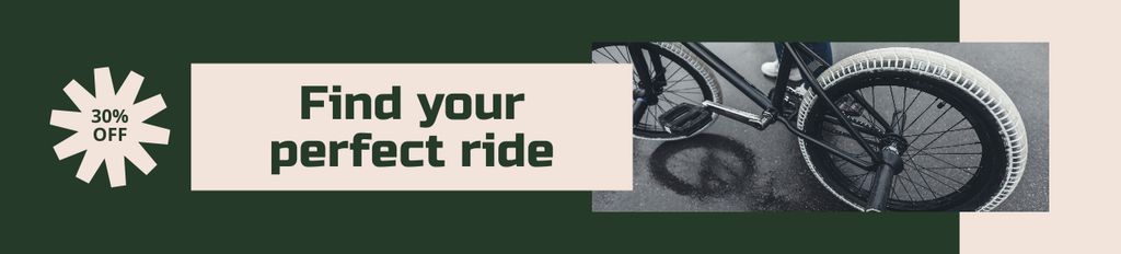 Szablon projektu Bicycles for Perfect Rides Ebay Store Billboard